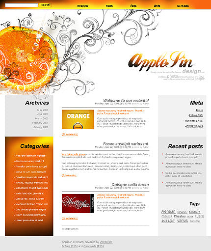 WordPress Themes - GoWebBaby.Com