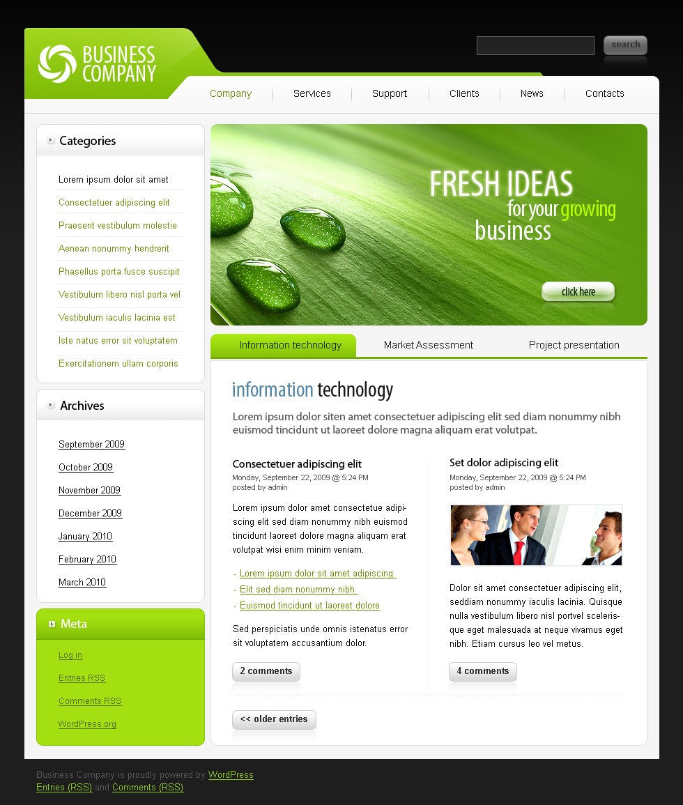 WordPress Themes - GoWebBaby.Com