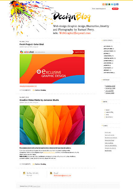 WordPress Themes - GoWebBaby.Com