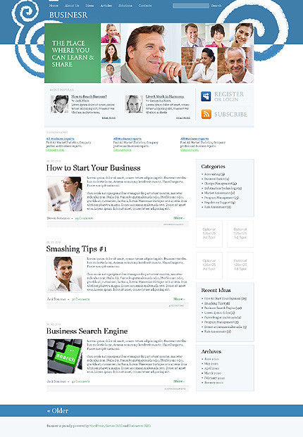 WordPress Themes - GoWebBaby.Com