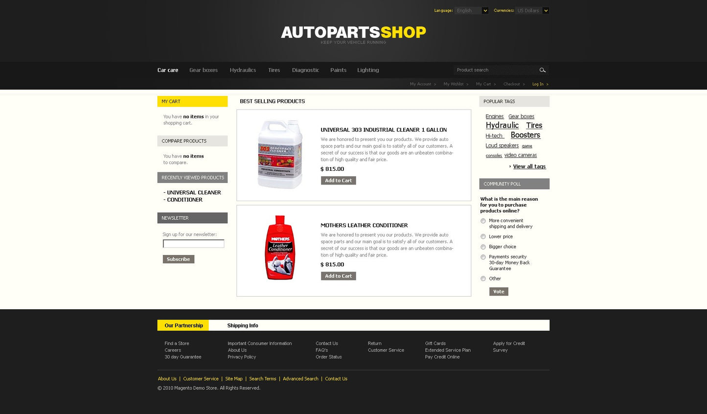 Magento Themes - GoWebBaby.Com