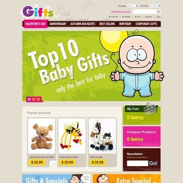 Magento Themes - GoWebBaby.Com