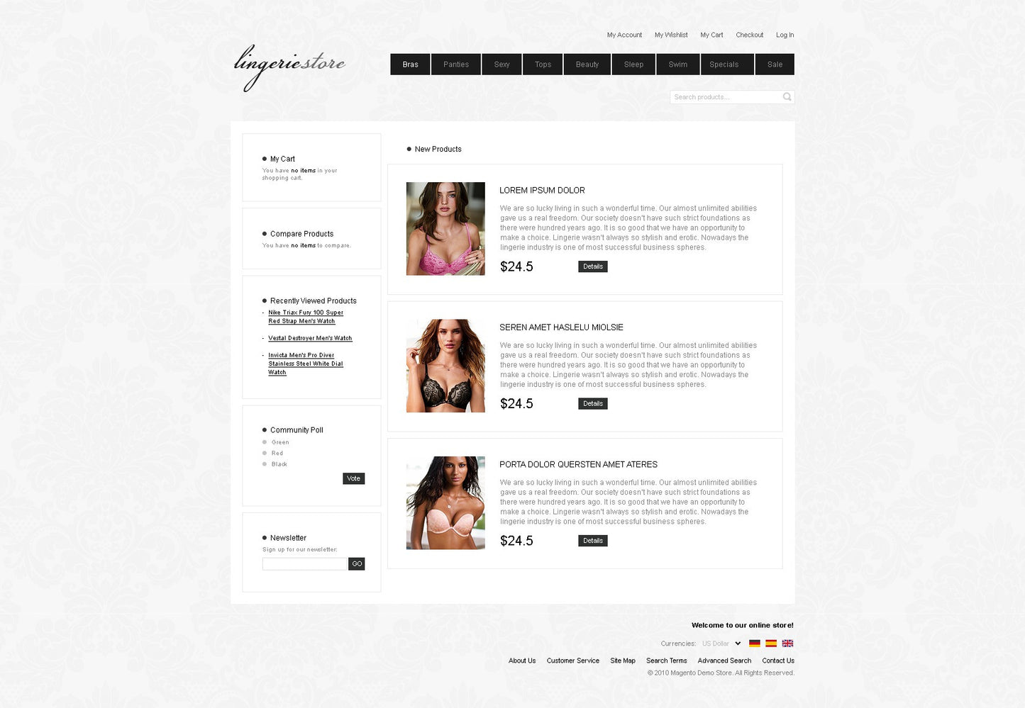 Magento Themes - GoWebBaby.Com