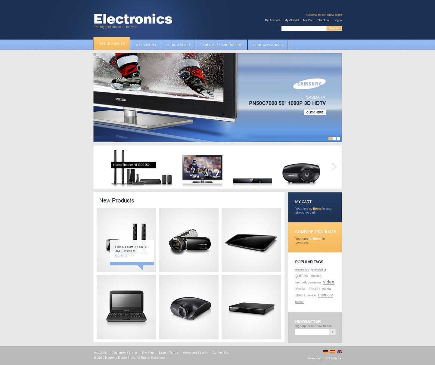 Magento Themes - GoWebBaby.Com