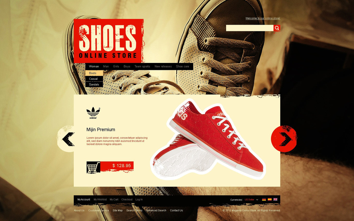 Magento Themes - GoWebBaby.Com