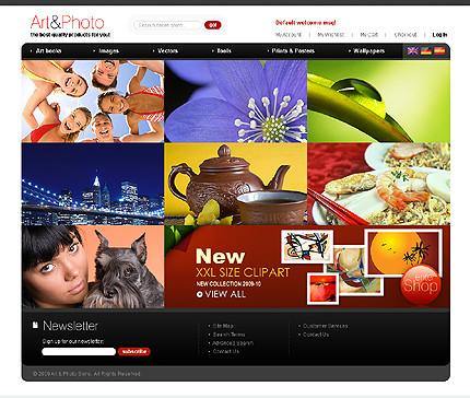 Art and Photo Magento Website Store - GoWebBaby.Com