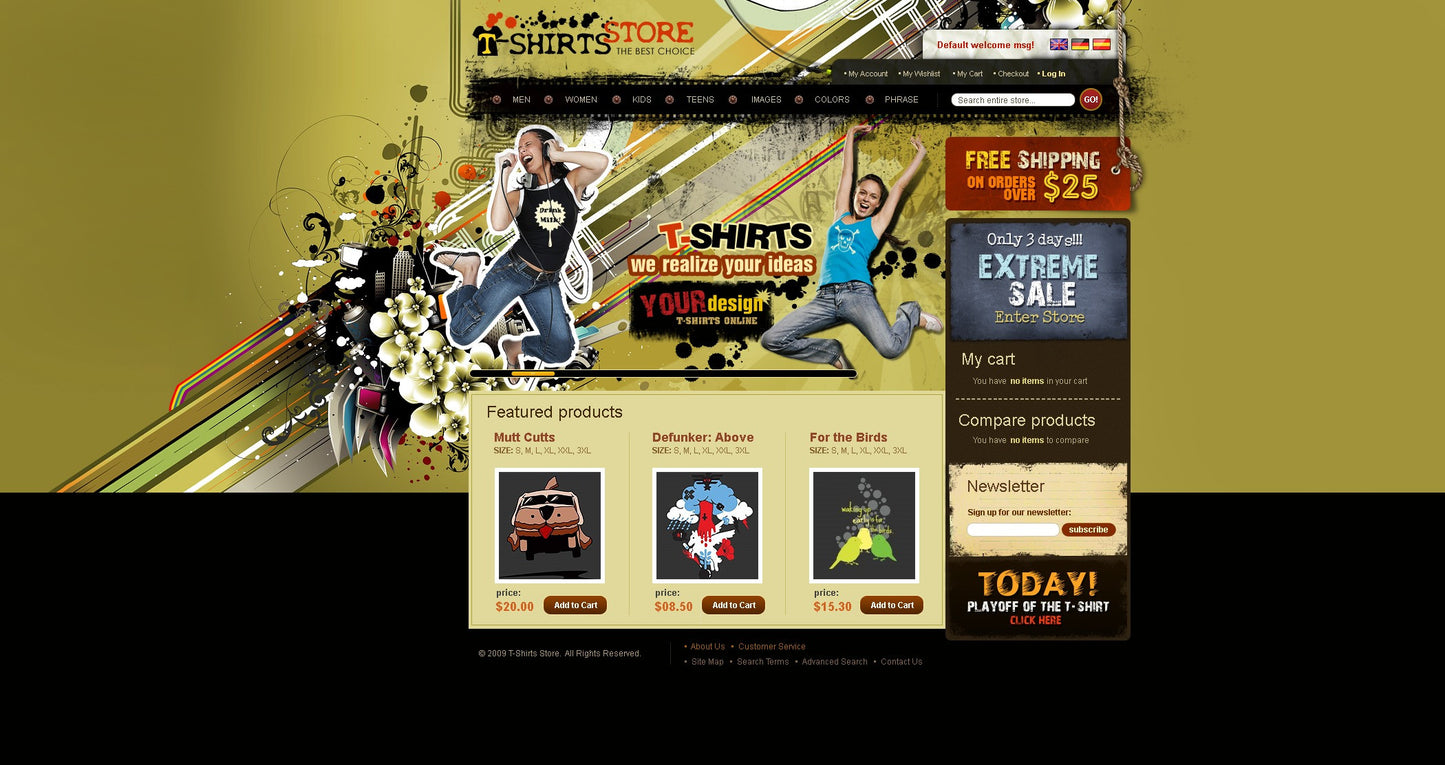 Magento Themes - GoWebBaby.Com