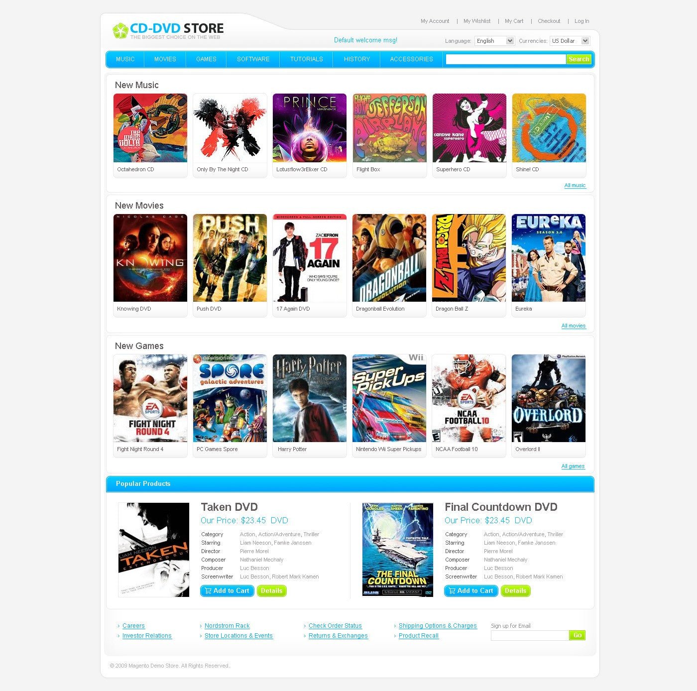 Magento Themes - GoWebBaby.Com