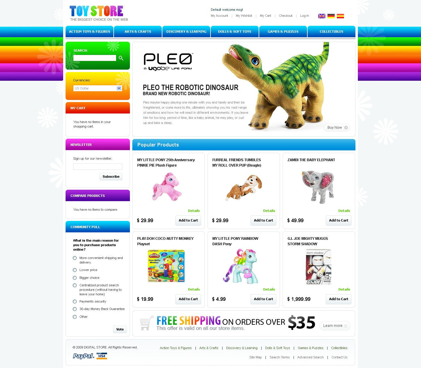 Magento Themes - GoWebBaby.Com