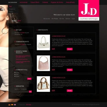 Magento Themes - GoWebBaby.Com