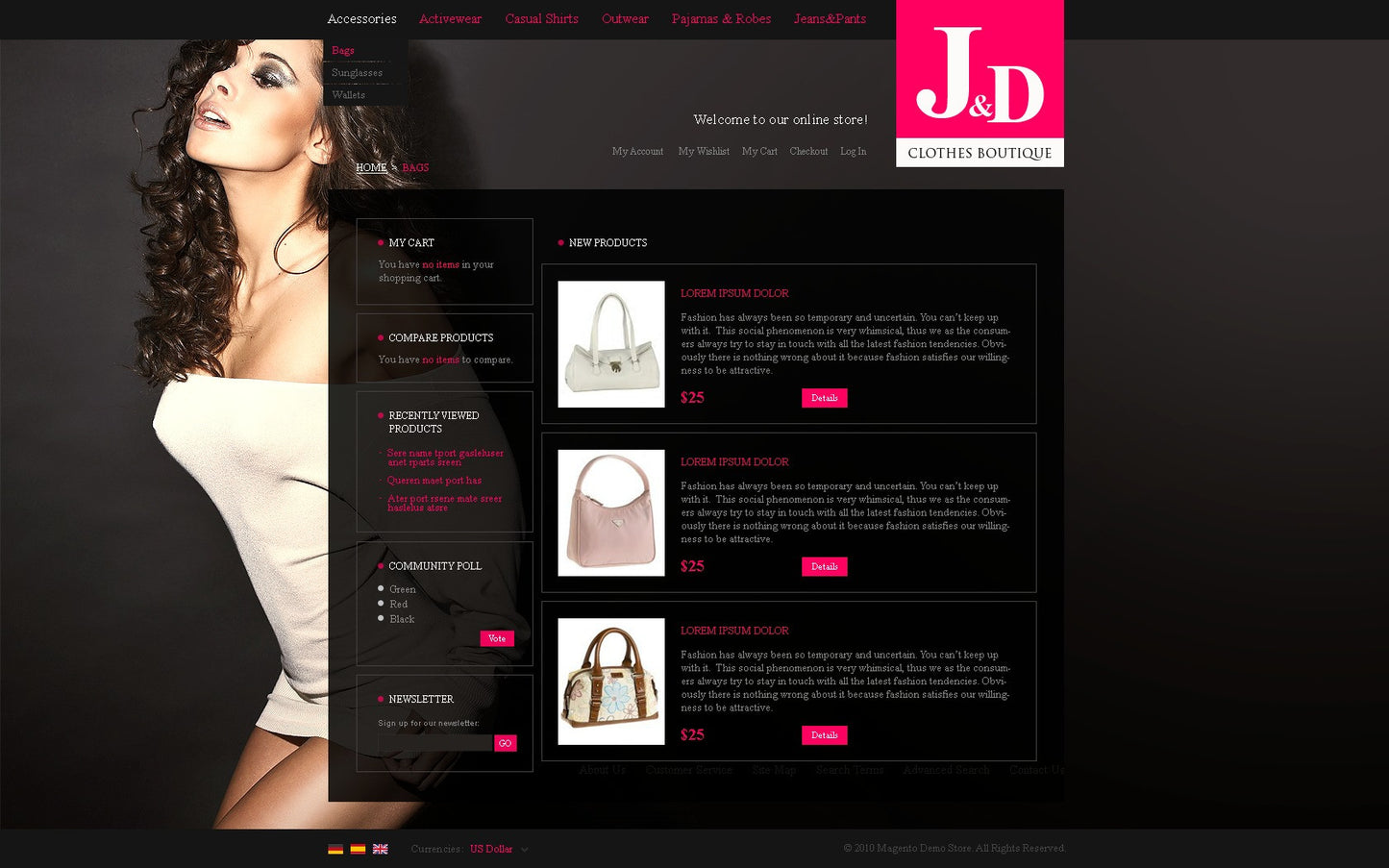 Magento Themes - GoWebBaby.Com