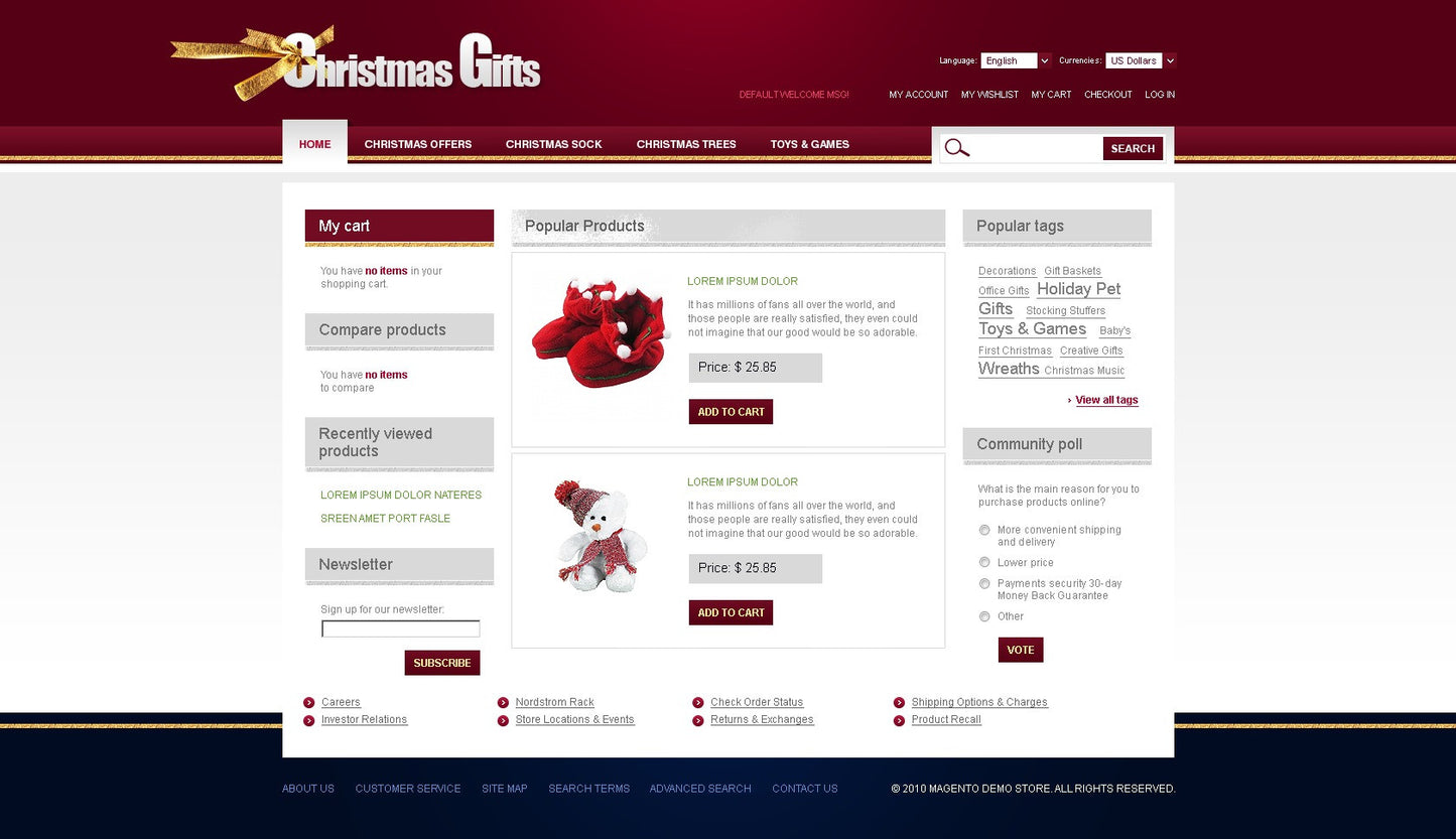 Magento Themes - GoWebBaby.Com