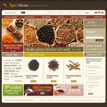 Magento Themes - GoWebBaby.Com