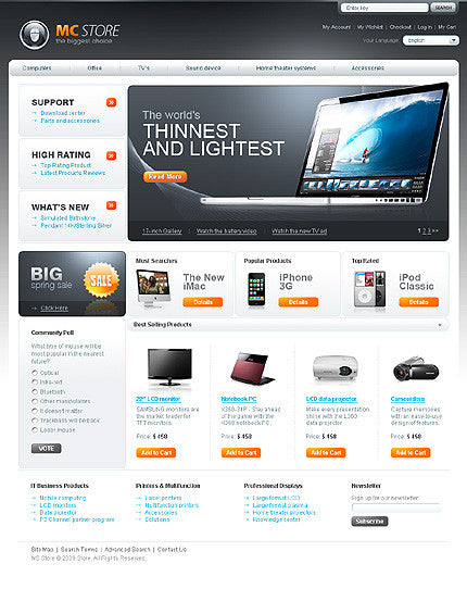 Magento Themes - GoWebBaby.Com