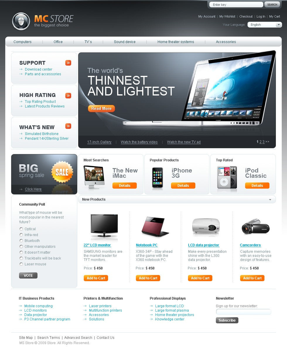 Magento Themes - GoWebBaby.Com