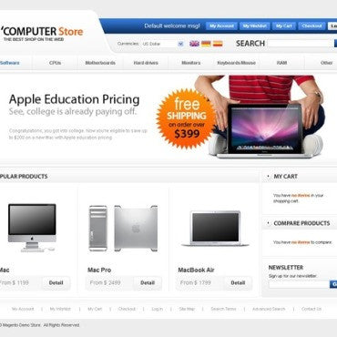 Magento Themes - GoWebBaby.Com