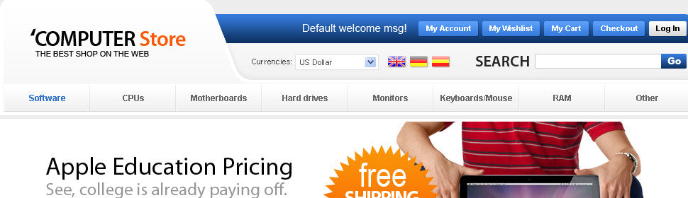 Magento Themes - GoWebBaby.Com