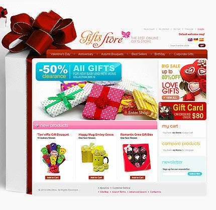 Magento Themes - GoWebBaby.Com