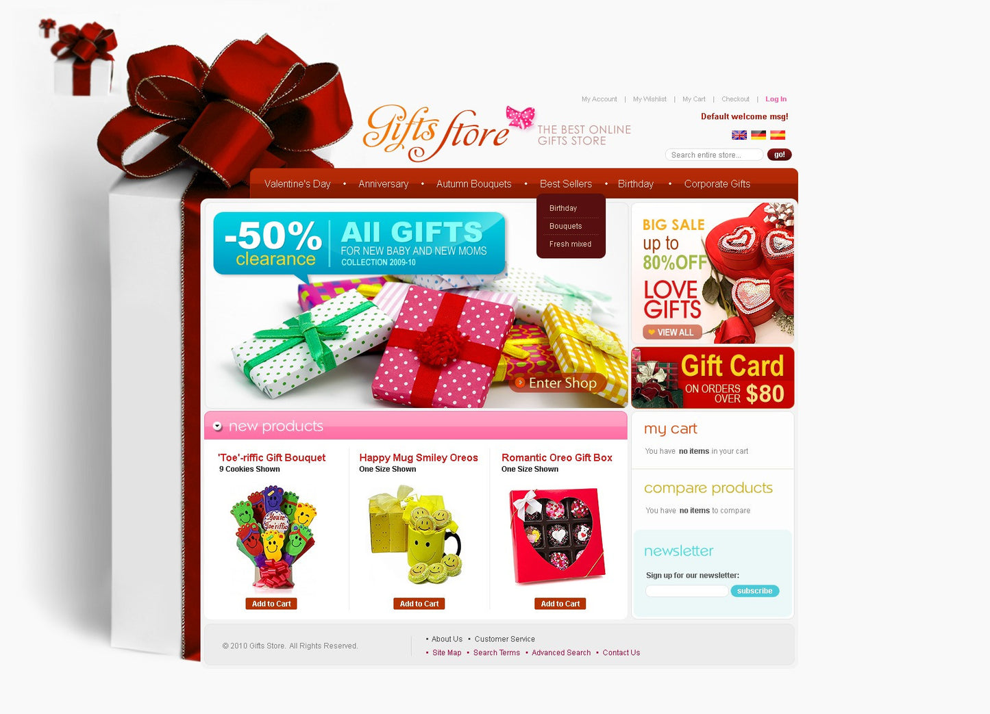 Magento Themes - GoWebBaby.Com