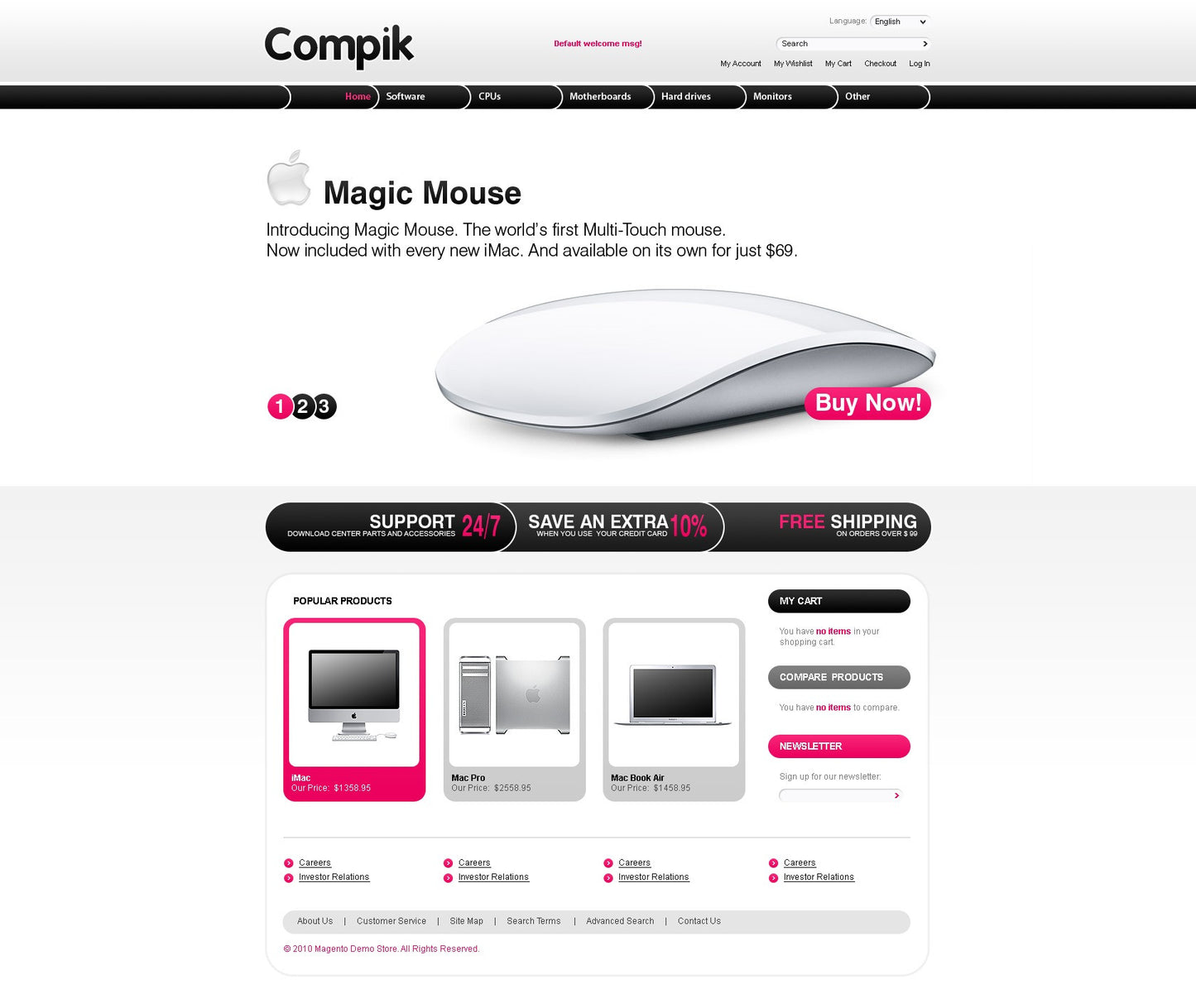 Magento Themes - GoWebBaby.Com