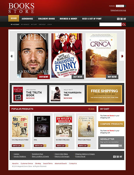Magento Themes - GoWebBaby.Com