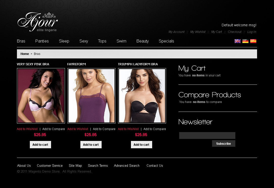 Magento Themes - GoWebBaby.Com