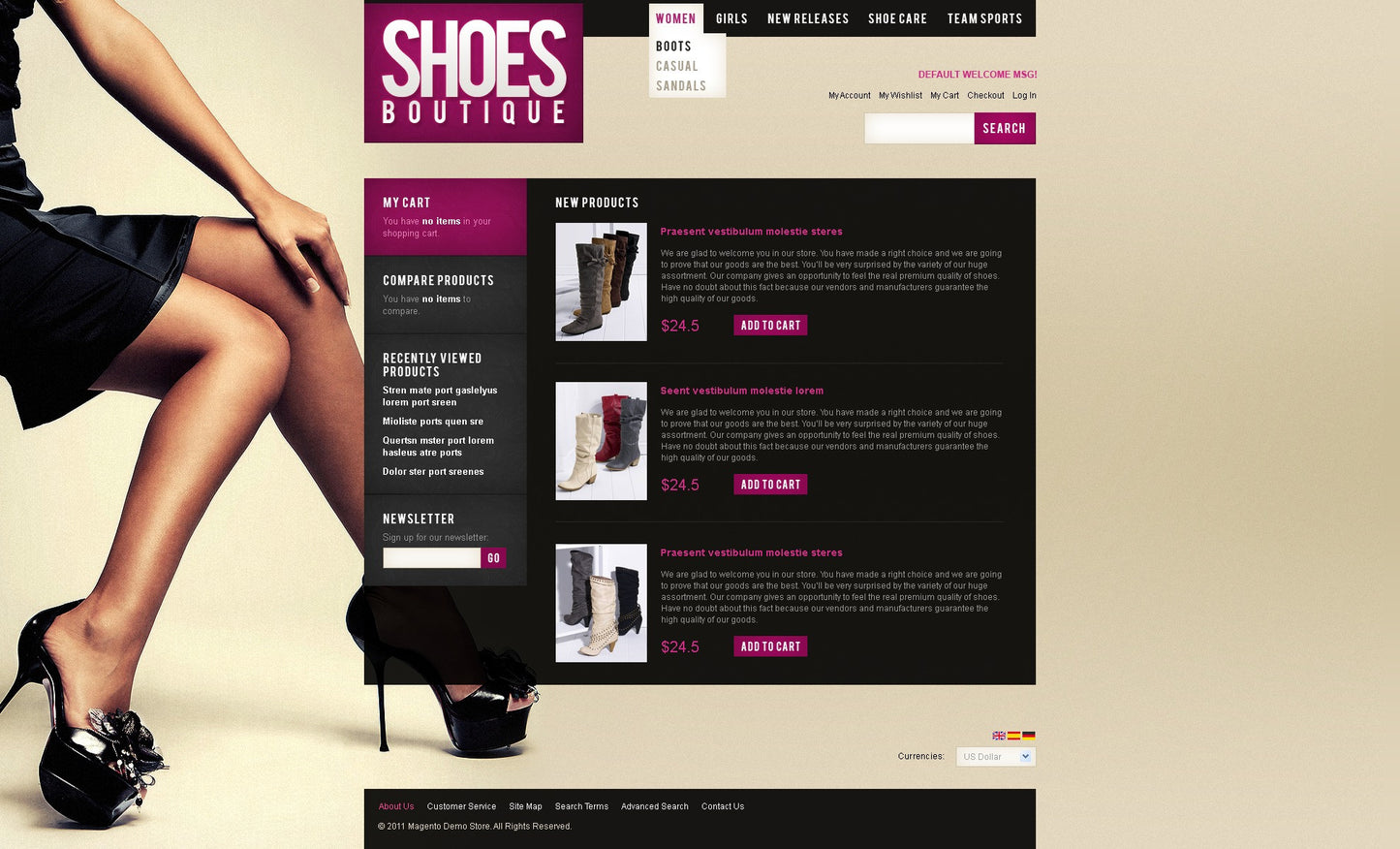 Magento Themes - GoWebBaby.Com