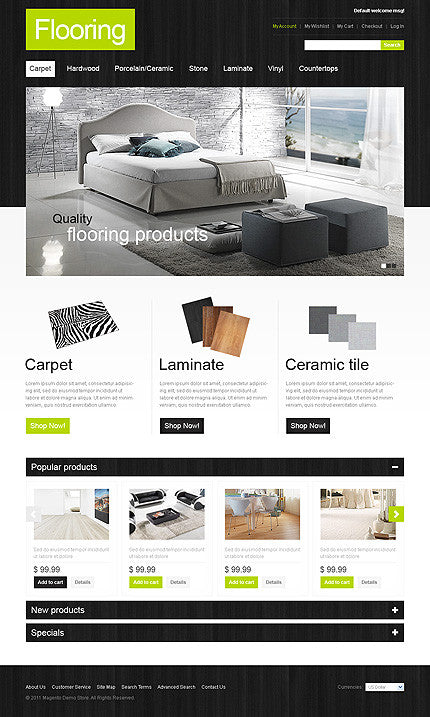 Magento Themes - GoWebBaby.Com