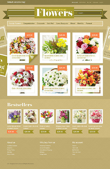 Magento Themes - GoWebBaby.Com