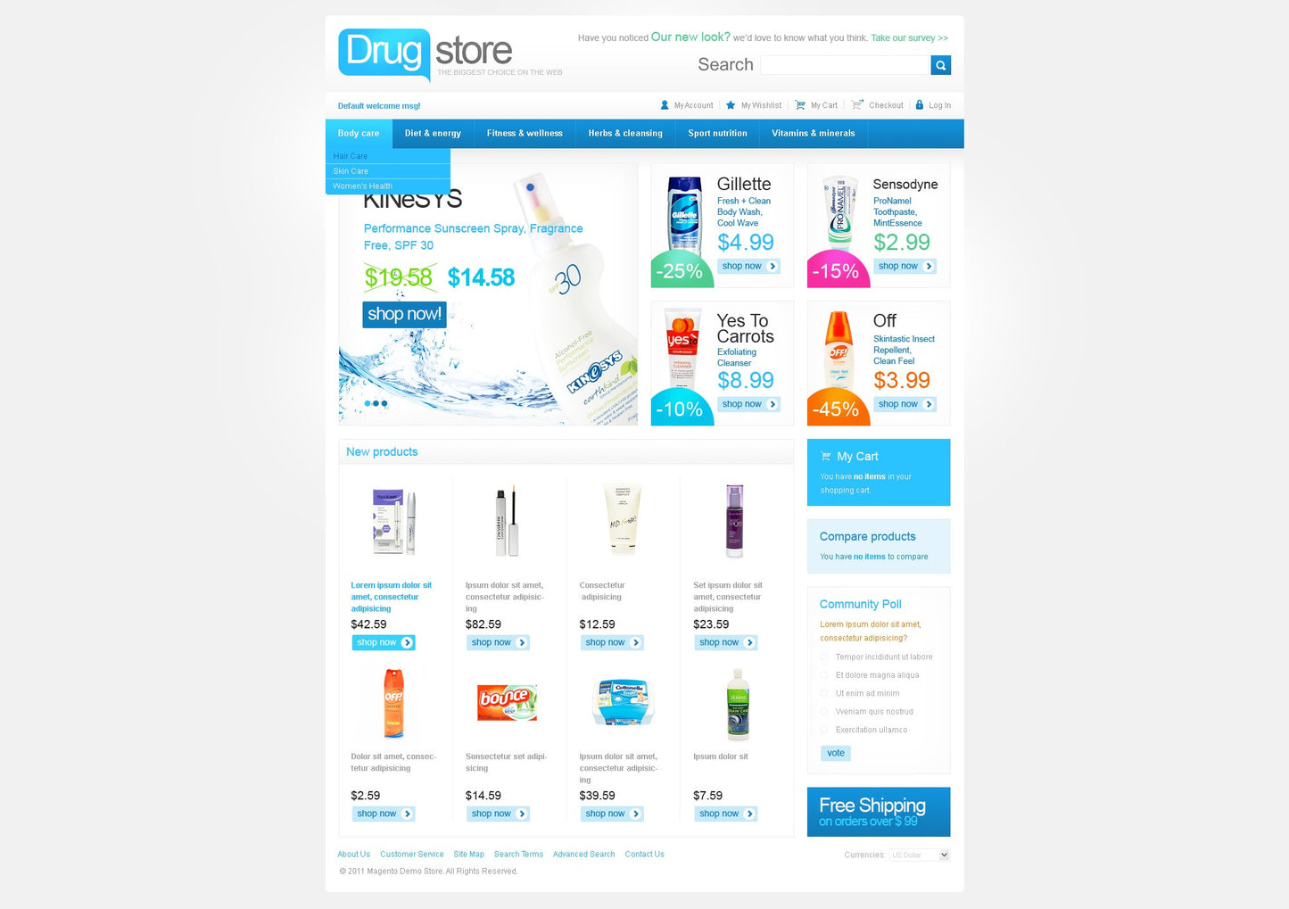 Magento Themes - GoWebBaby.Com
