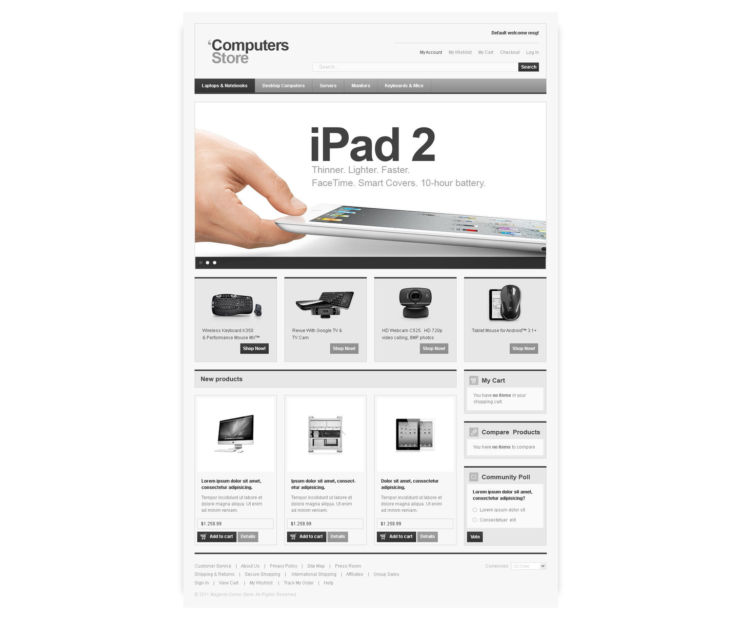 Magento Themes - GoWebBaby.Com