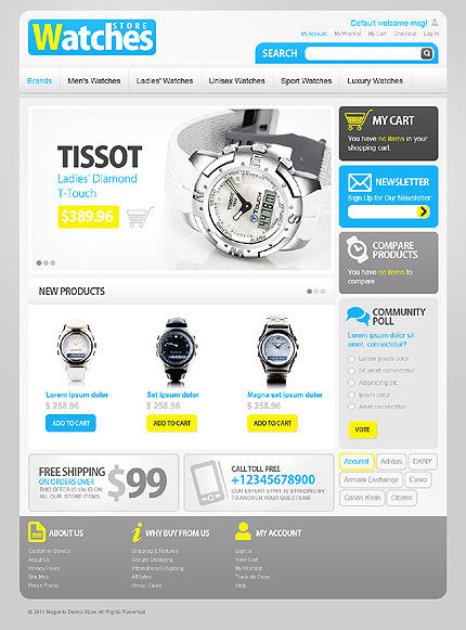 Magento Themes - GoWebBaby.Com