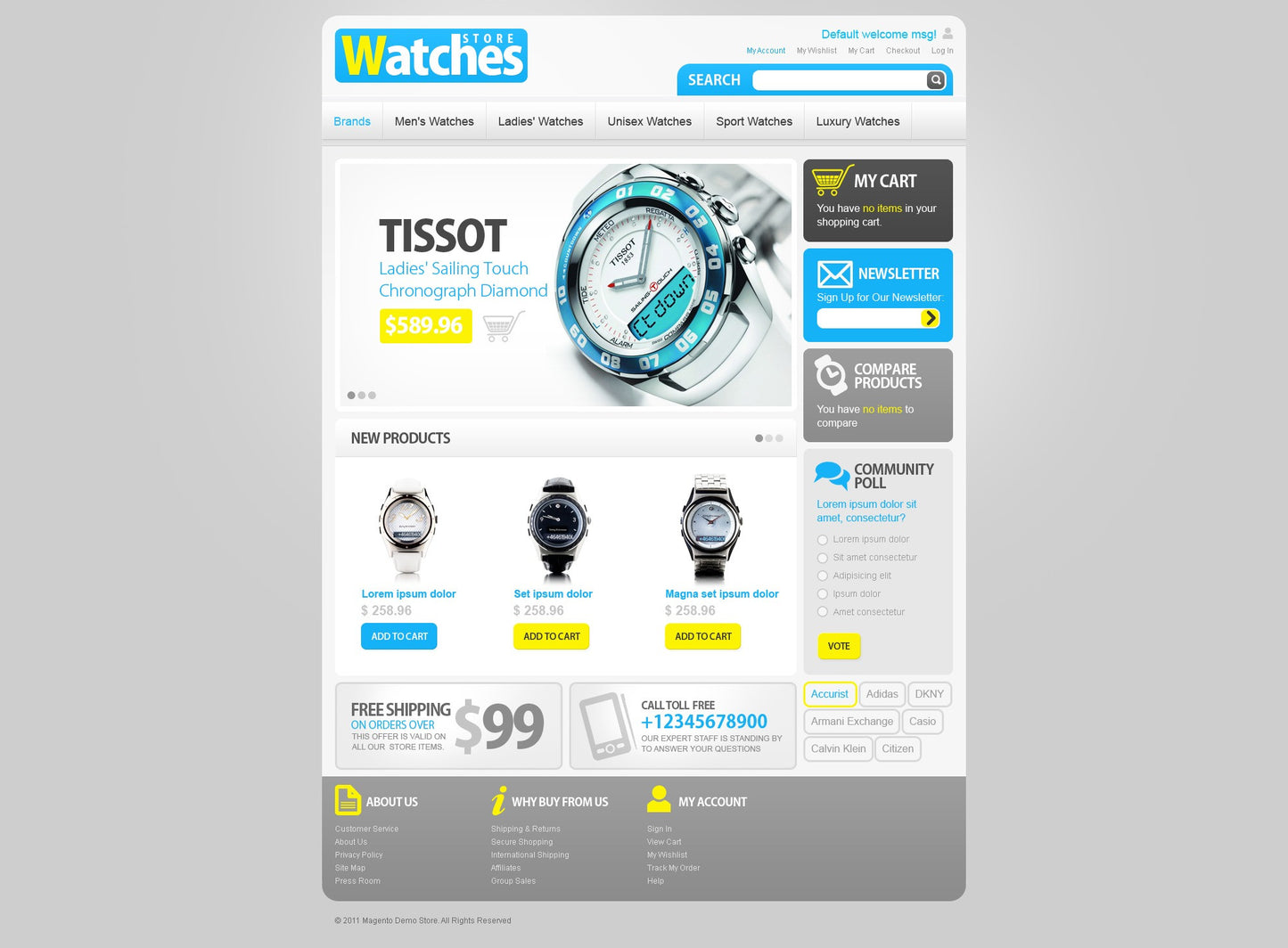 Magento Themes - GoWebBaby.Com