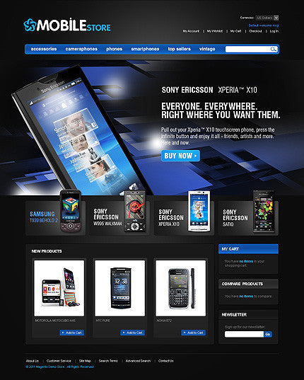 Magento Themes - GoWebBaby.Com