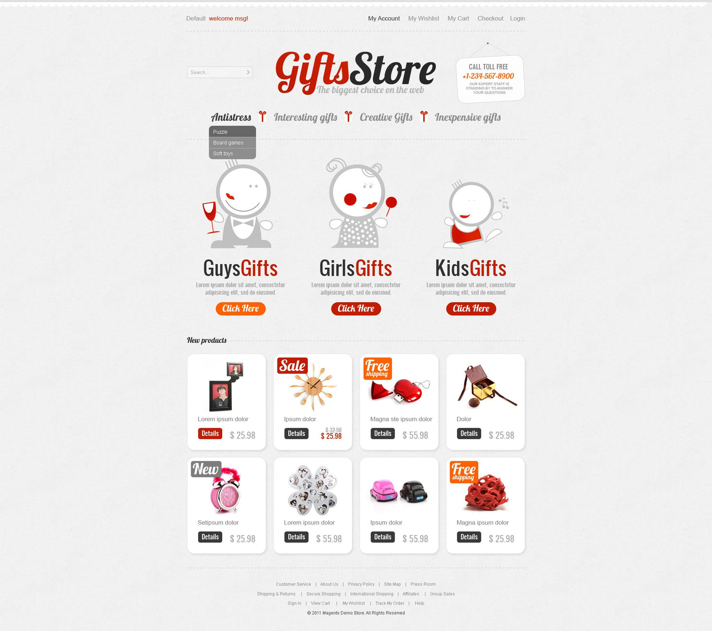 Magento Themes - GoWebBaby.Com