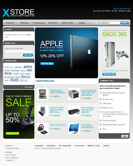 Magento Themes - GoWebBaby.Com