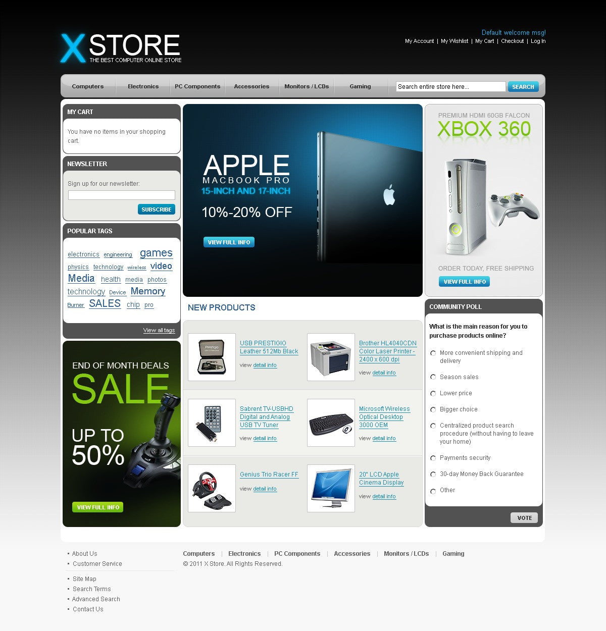 Magento Themes - GoWebBaby.Com