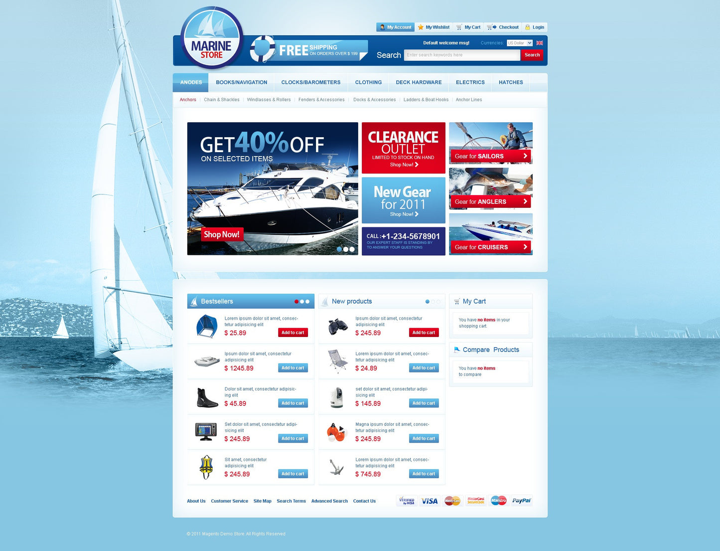 Magento Themes - GoWebBaby.Com
