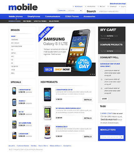 Magento Themes - GoWebBaby.Com