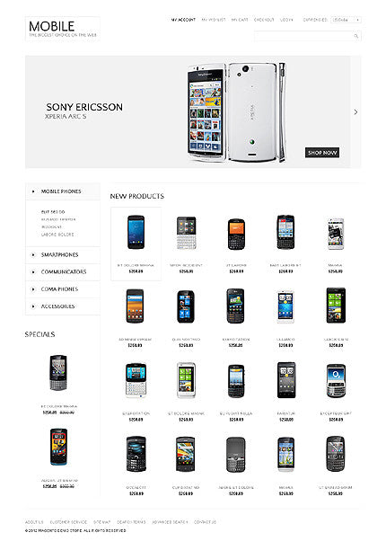Magento Themes - GoWebBaby.Com