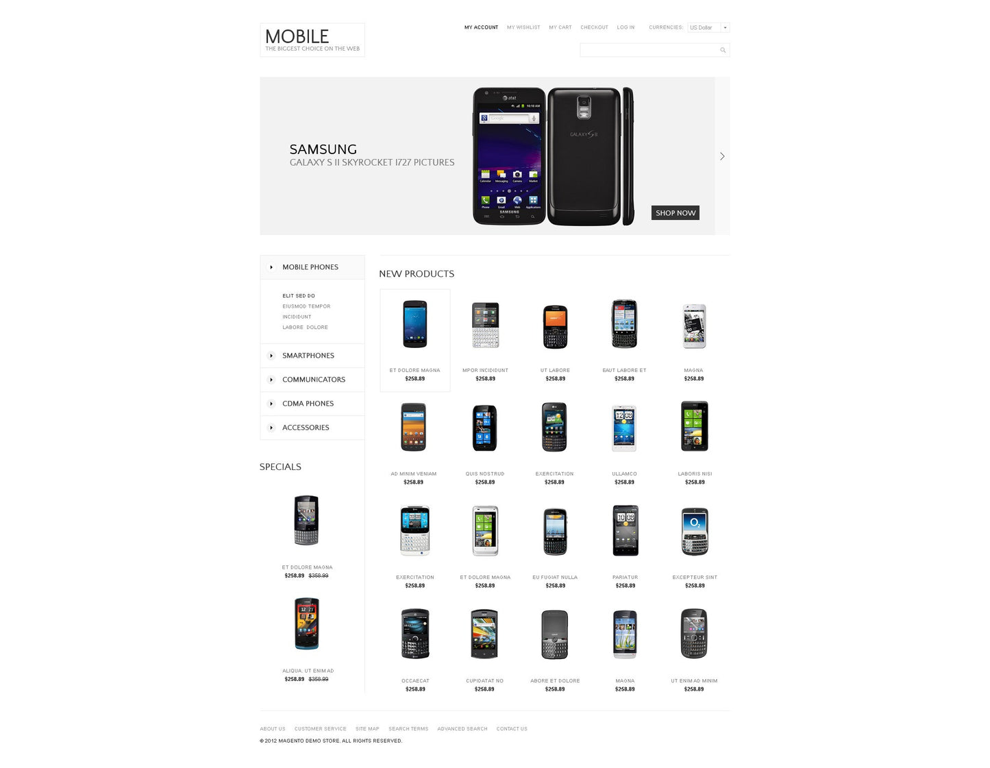 Magento Themes - GoWebBaby.Com