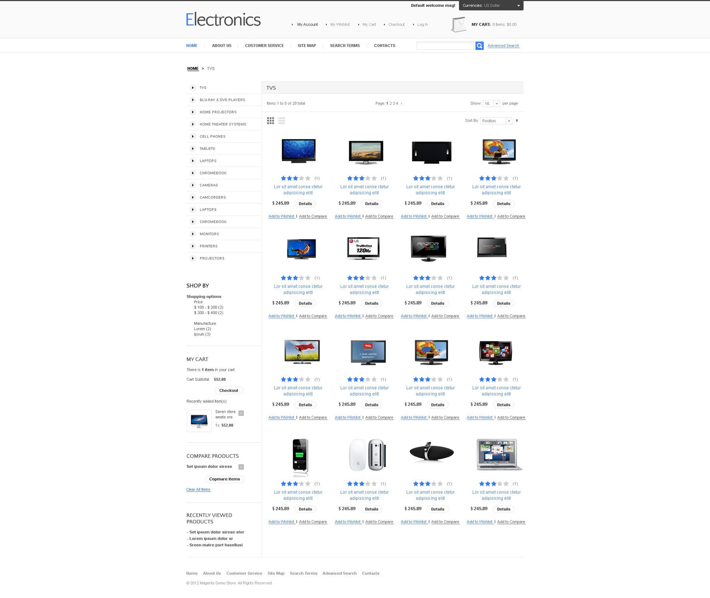 Magento Themes - GoWebBaby.Com