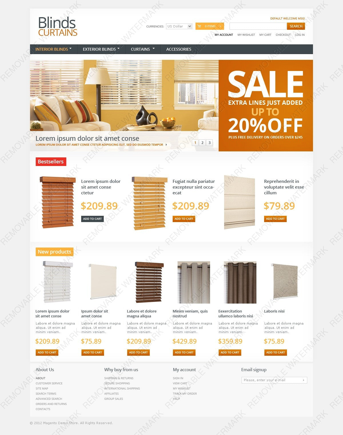 Magento Themes - GoWebBaby.Com