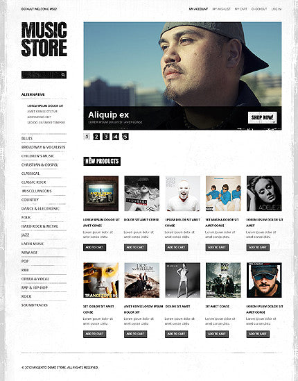Magento Themes - GoWebBaby.Com