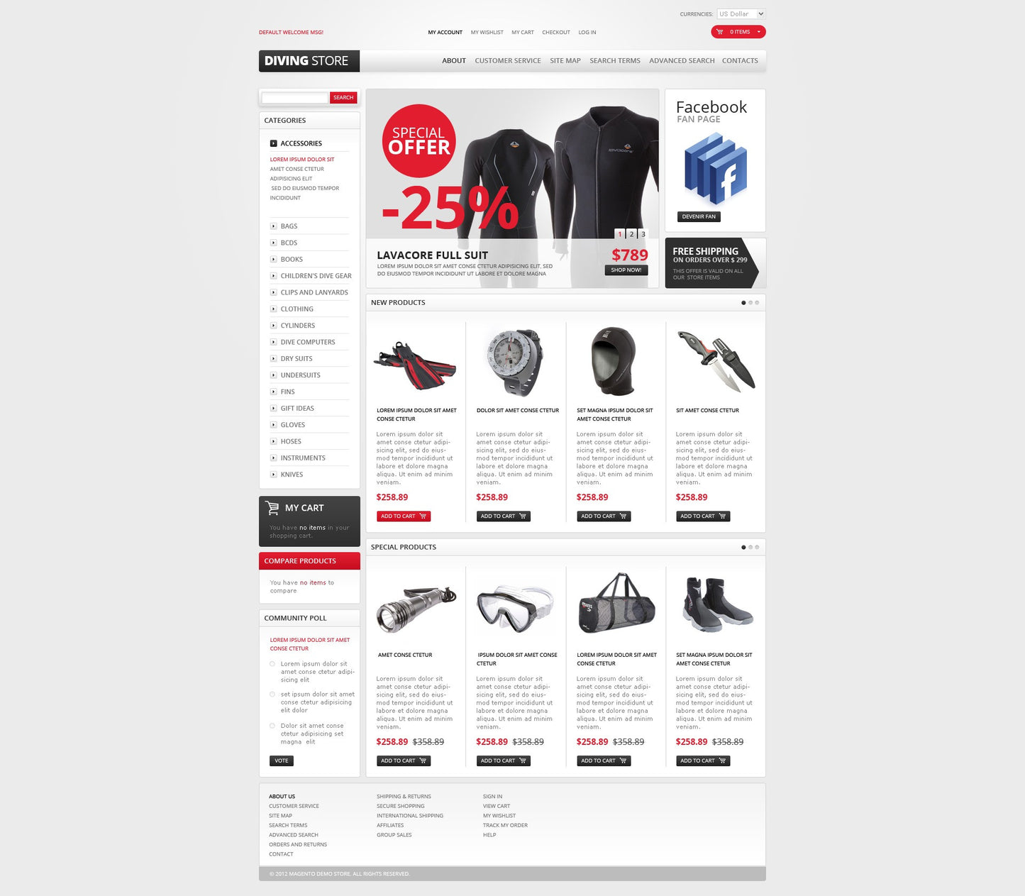 Magento Themes - GoWebBaby.Com