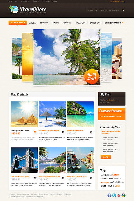 Magento Themes - GoWebBaby.Com