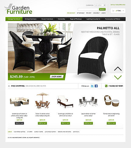 Magento Themes - GoWebBaby.Com
