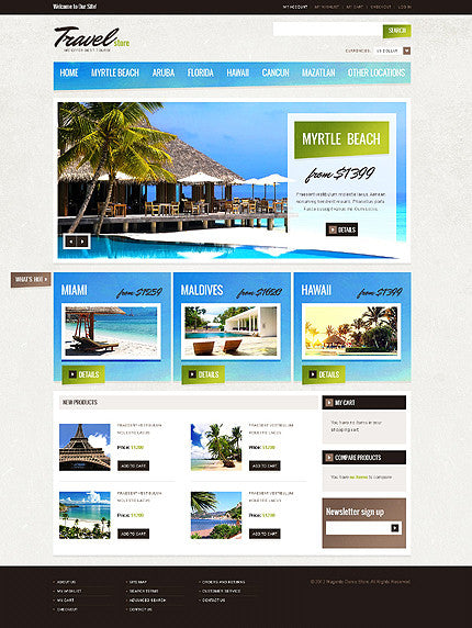 Magento Themes - GoWebBaby.Com