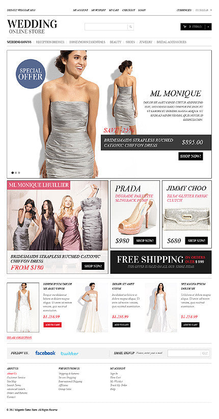 Magento Themes - GoWebBaby.Com