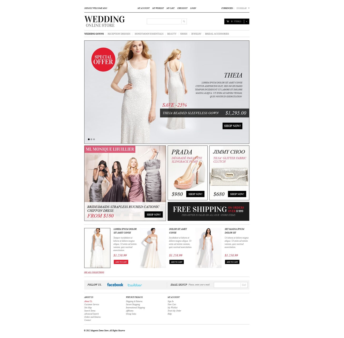 Magento Themes - GoWebBaby.Com